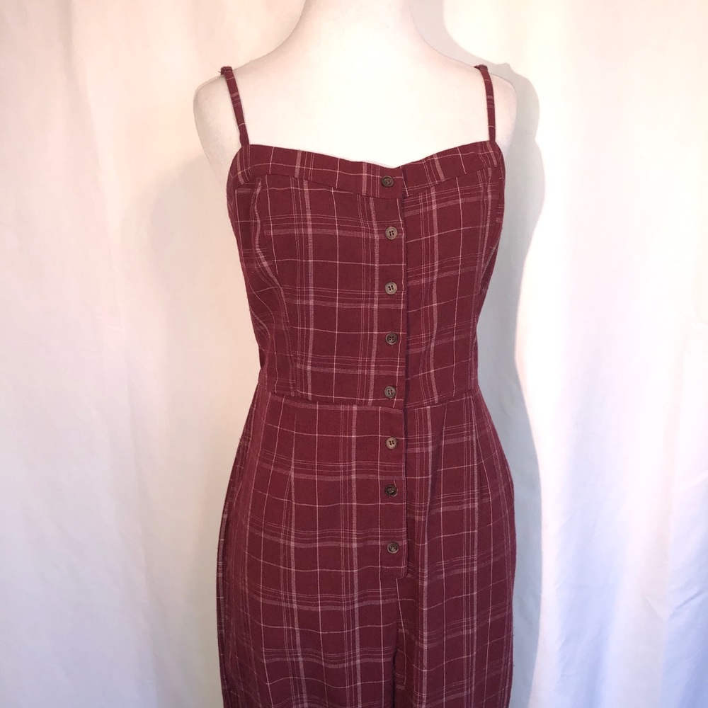 LUSH Red Plaid Jumper